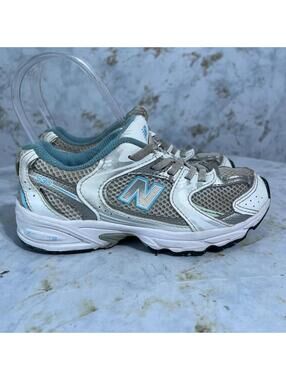 New Balance 530 Youth Kids Size 13 Running Shoes White Blue Athletic Sneakers
